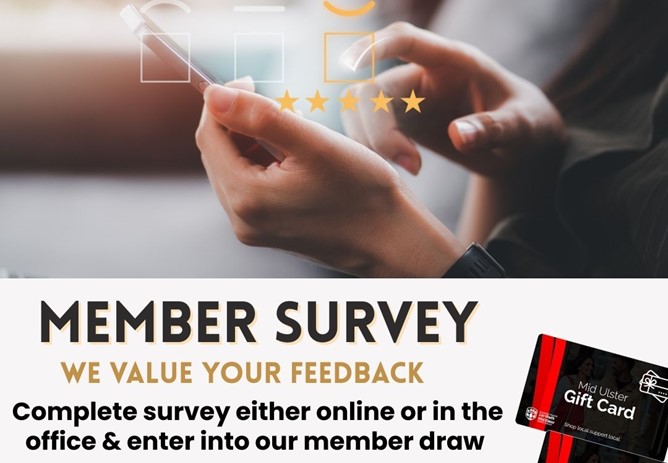 New member survey, we want your feedback.