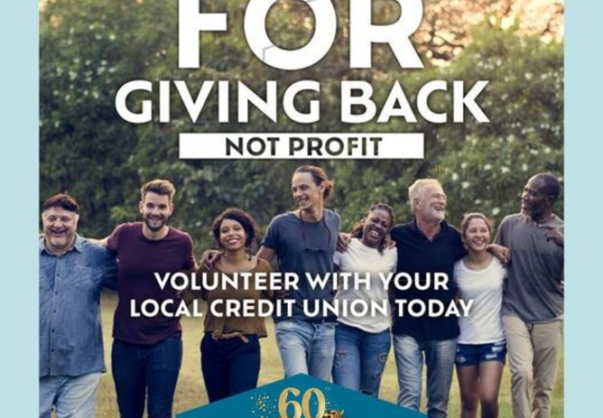 NATIONAL CREDIT UNION VOLUNTEER WEEK, 3RD - 9TH JUNE