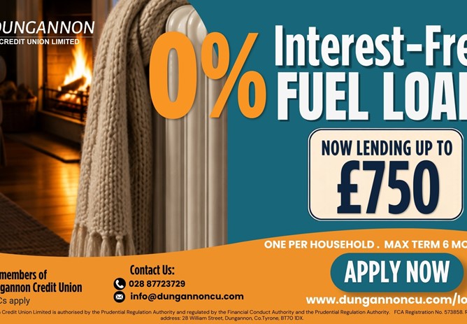 DCU Increases 0% Interest Free Fuel Loan to £750