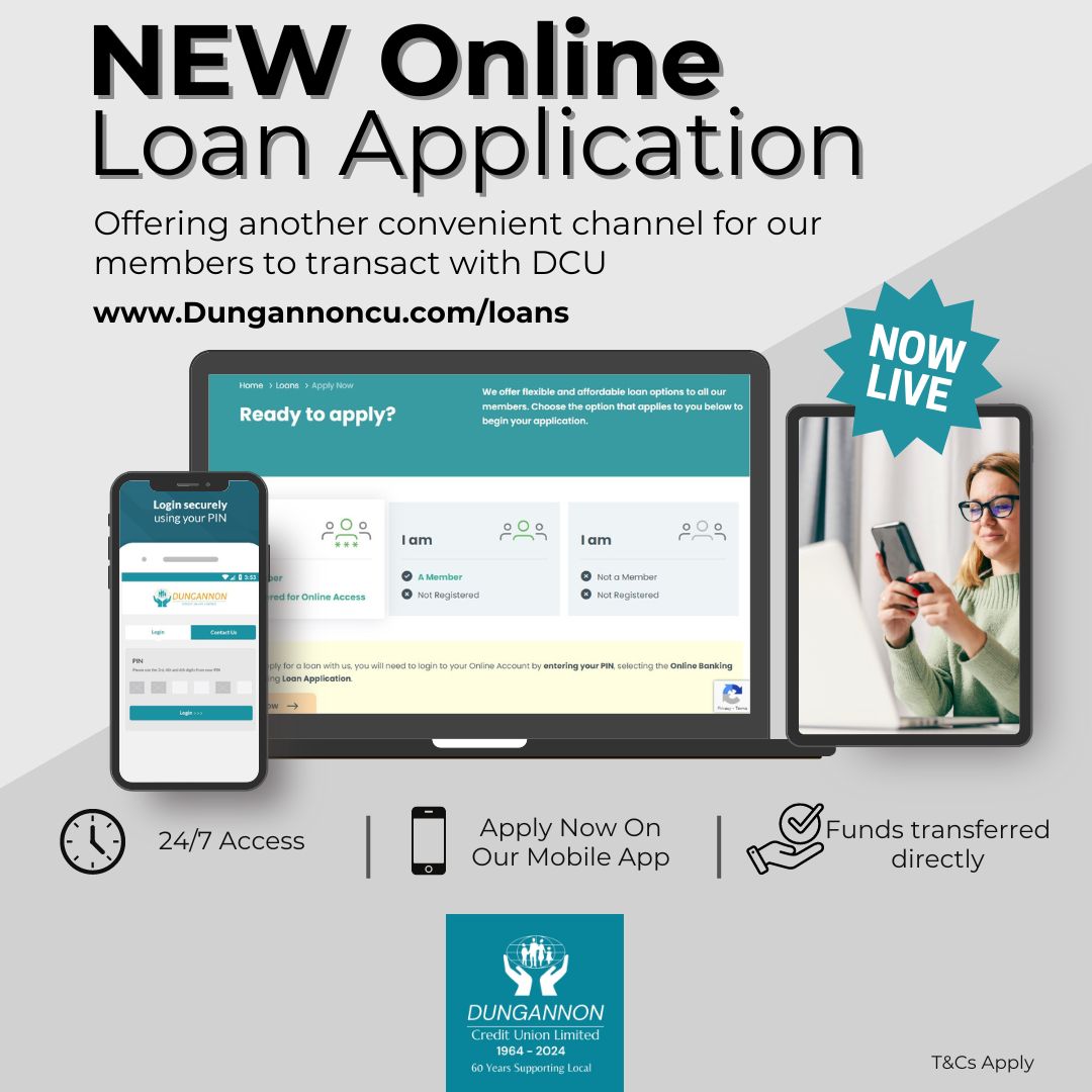 NEW Online Loan Application Option for Our Members