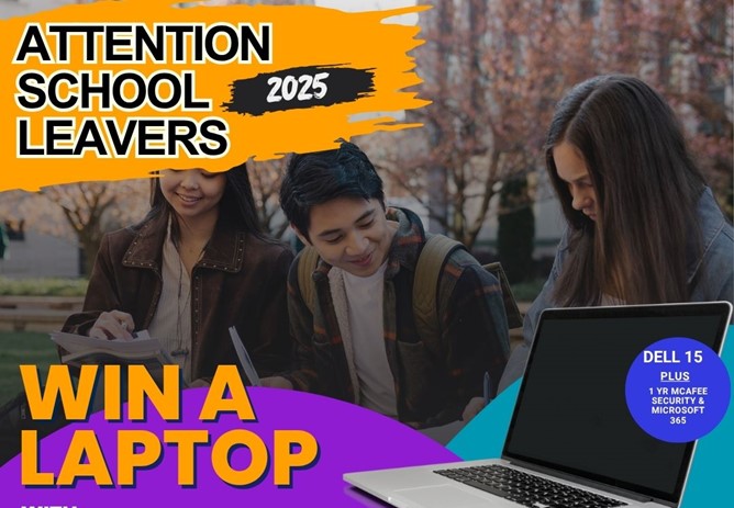 EXCITING OPPORTUNITY FOR SCHOOL LEAVERS! To Win a Laptop with Dungannon Credit Union!